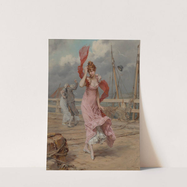 A Blustery Day (c. 1860s) by Frederik Hendrik Kaemmerer