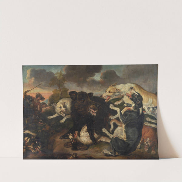 A Boar Hunt by Juriaen Jacobsz.