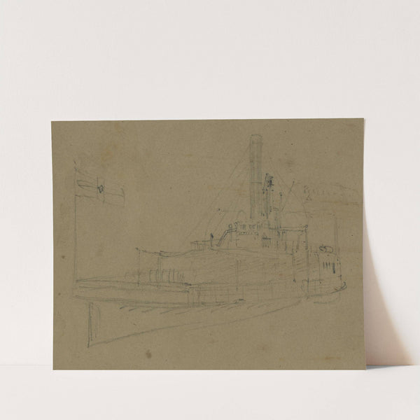 A boat (1860-1865) by Alfred Rudolph Waud