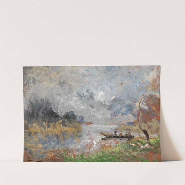 A Boat Trip on a Lake by Pompeo Mariani