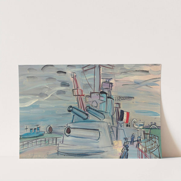 A bord de la flotte (1939) by Raoul Dufy
