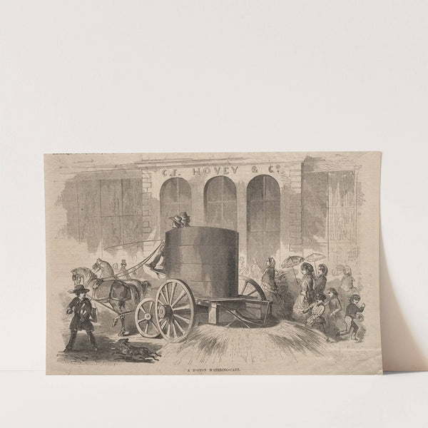 A Boston Watering-Cart (1857) by Winslow Homer