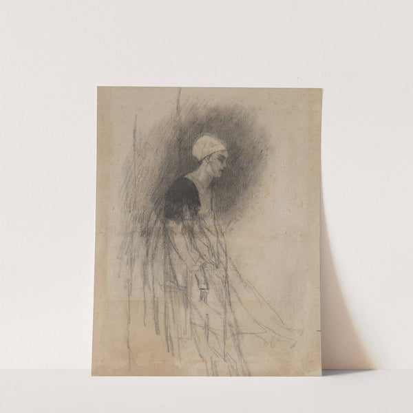 A Bourbonnais Woman (ca. 1875) by Félicien Rops