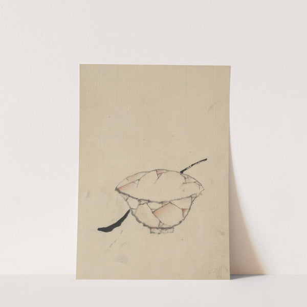 A bowl with a spoon by Katsushika Hokusai