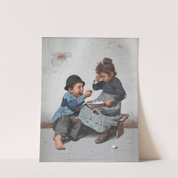 A Bowl With Porridge by Giulio del Torre