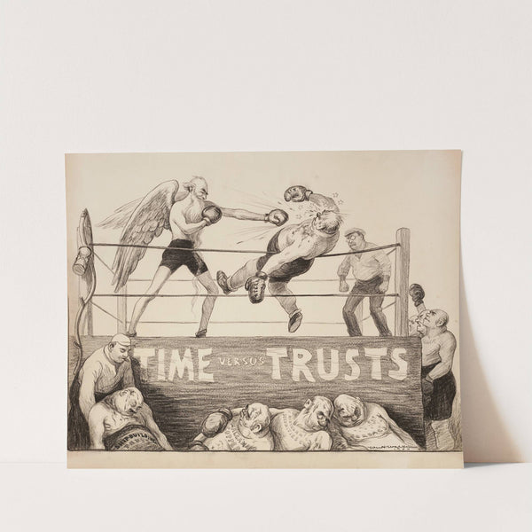 A boxing tournament, with Theodore Roosevelt as the referee (1904) by William Henry Walker