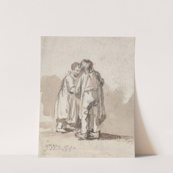 A Boy and Girl Conversing by James Ward