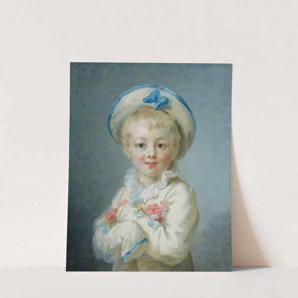 A Boy as Pierrot by Jean-Honoré Fragonard