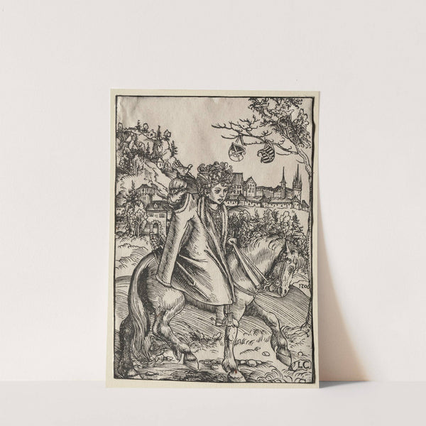 A Boy on Horseback (1506) by Lucas Cranach the Elder