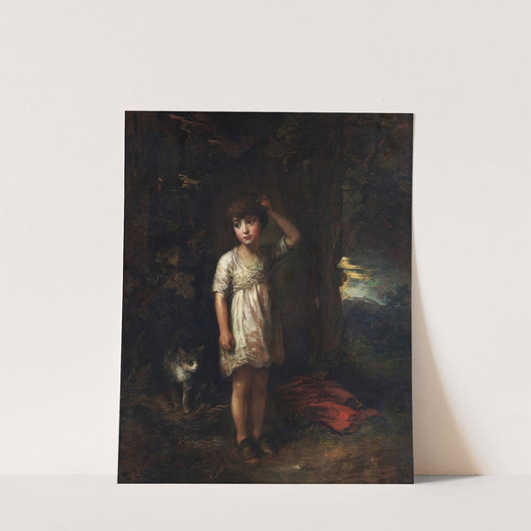 A Boy with a Cat,Morning by Thomas Gainsborough