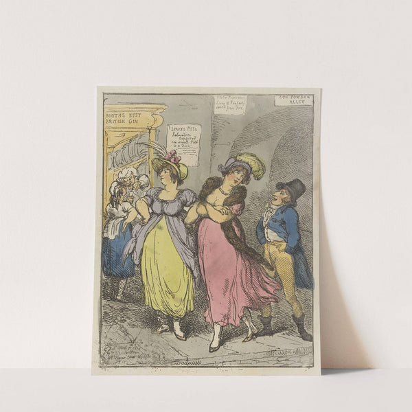 A brace of brimstones (1806) by Thomas Rowlandson