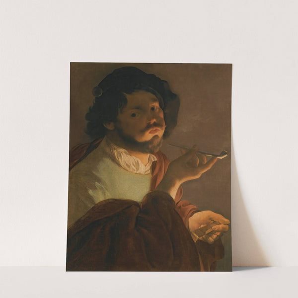 A Bravo Smoking by Hendrick Ter Brugghen