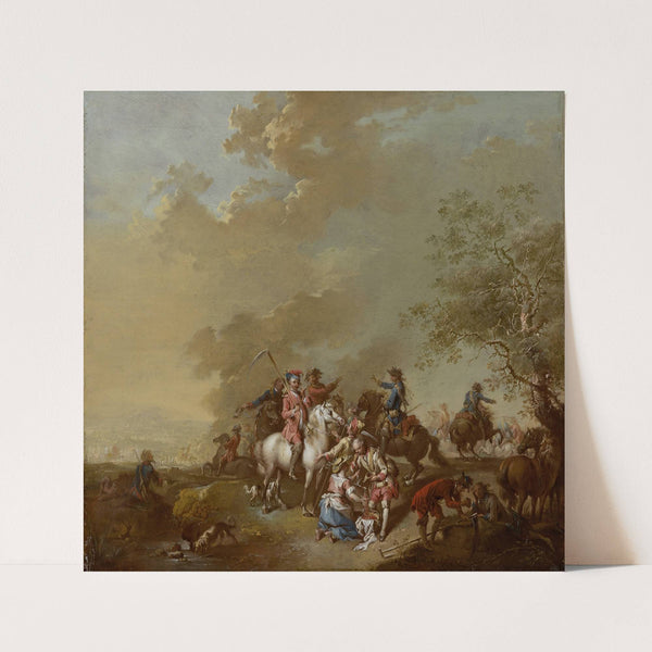 A Break in the Fighting (1759-1763) by Johann Conrad Seekatz