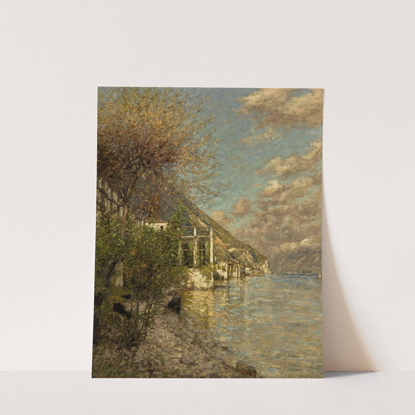 A Brescian Shore by Henry Herbert La Thangue