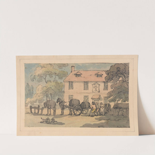 A brewer’s dray (1787) by Thomas Rowlandson