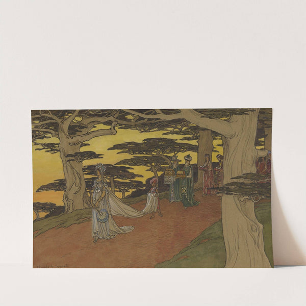 A Bridal Procession by Elisabeth Sonrel