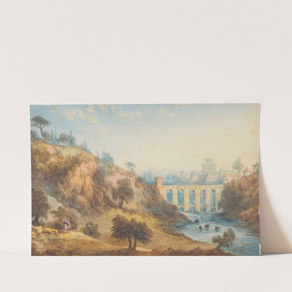 A bridge near Rome by William Crouch