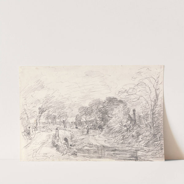 A Bridge near Salisbury Court, Perhaps Milford Bridge by John Constable