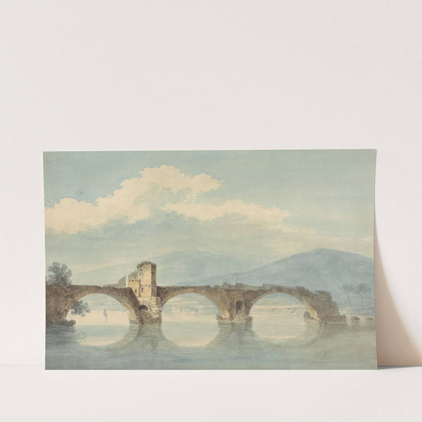 A Bridge over the Arno by William Alfred Delamotte