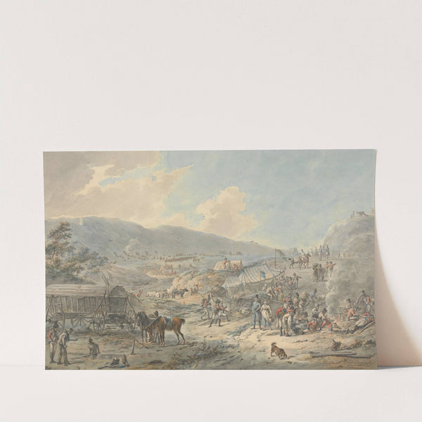 A British Encampment by Dirk Langendijk