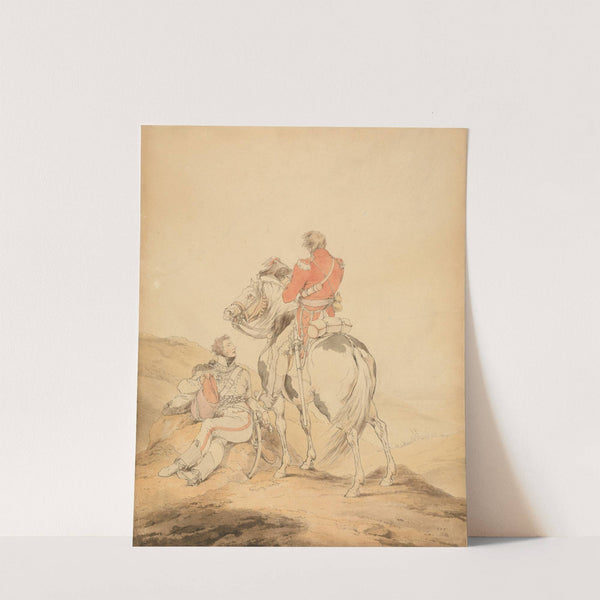 A British Officer of the Staff and an Officer of Hussars by Sir Robert Kerr Porter