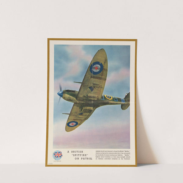 A British 'Spitfire' on Patrol by Anonymous