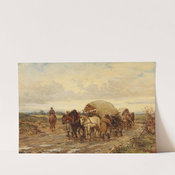 A Broken Wheel by Ludwig Gedlek