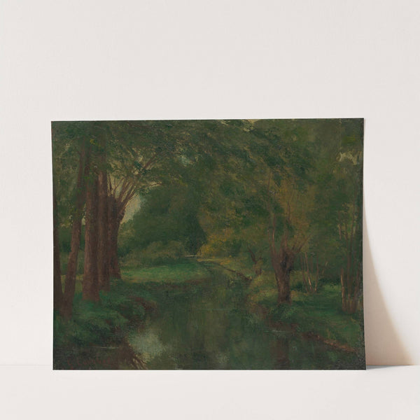 A Brook in a Clearing (1862) by Gustave Courbet