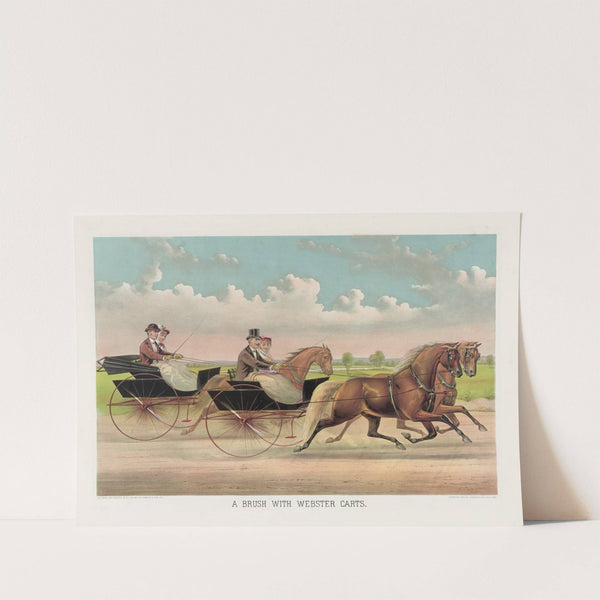 A brush with Webster Carts (1884) by Currier & Ives.