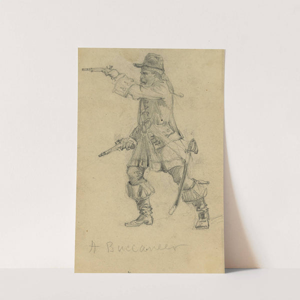 A buccaneer (1860-1865) by Alfred Rudolph Waud