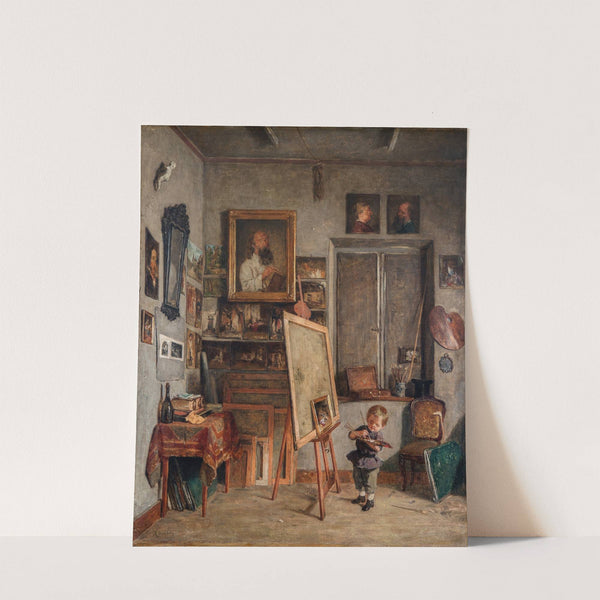 A Budding Talent (before 1865) by August Jernberg