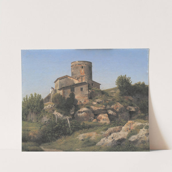 A Building near Tor di Quinto outside Rome (1815) by Christoffer Wilhelm Eckersberg