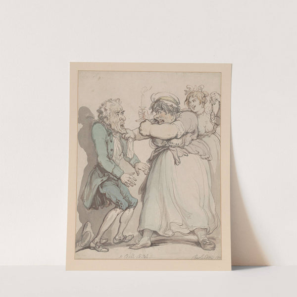A bull bitch by Thomas Rowlandson