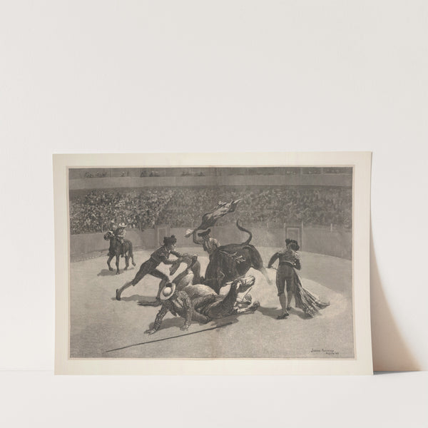 A Bull-fight in Mexico (1889) by Frederic Remington