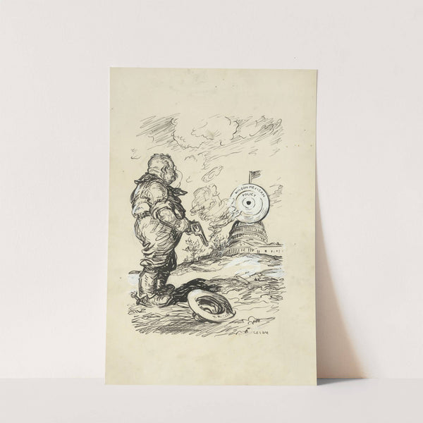 A bull’s eye (1914-1916) by Oscar Edward Cesare