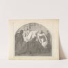 A Burial Scene (ca. 1849) by Frederic Leighton