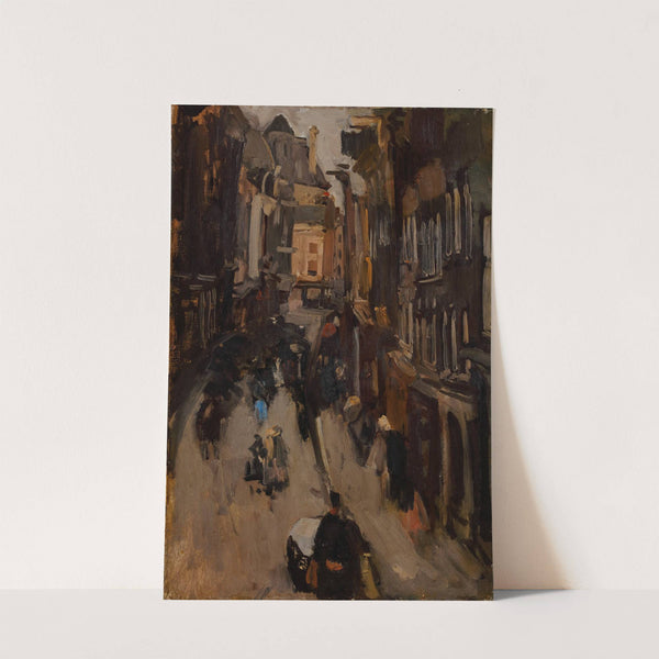 A busy day in the Kalverstraat, Amsterdam by George Hendrik Breitner
