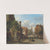 A busy street in Holland by Adrianus Eversen