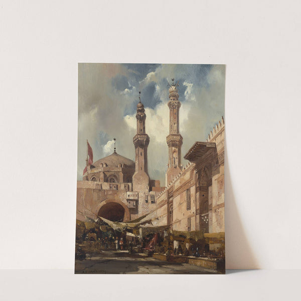 A Cairo Bazaar by Adrien Dauzats