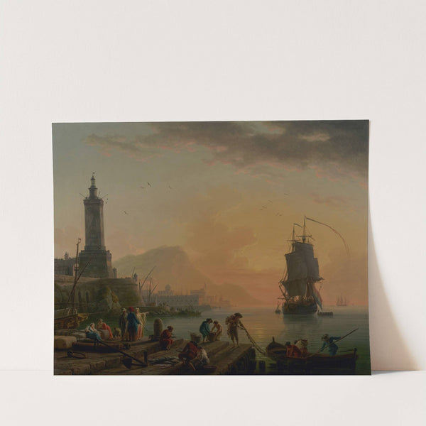 A Calm at a Mediterranean Port (1770) by Claude-Joseph Vernet
