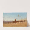 A Camel Caravan by Charles Théodore Frère