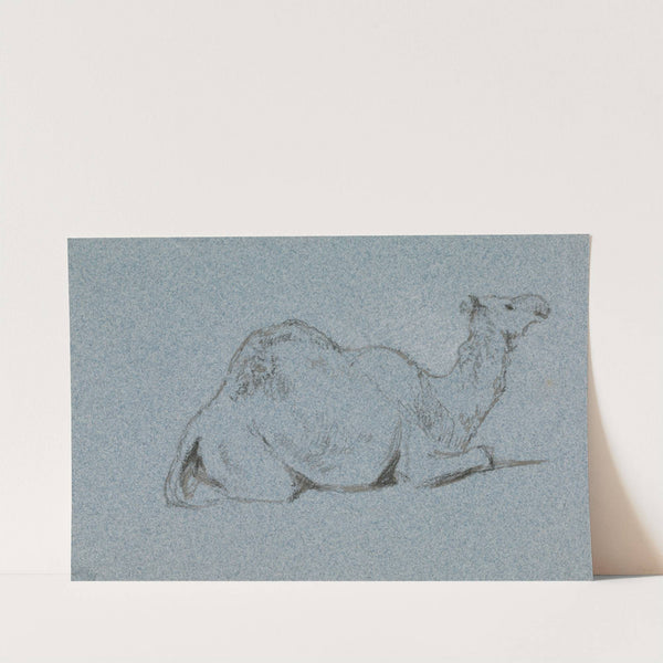 A Camel Resting, Side View to the Right by George Jones