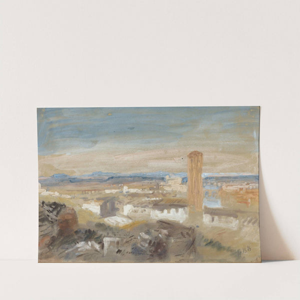 A Campanile among Ruins by Hercules Brabazon Brabazon