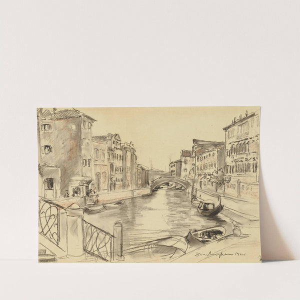 A Canal at Venice by Donald Shaw MacLaughlan