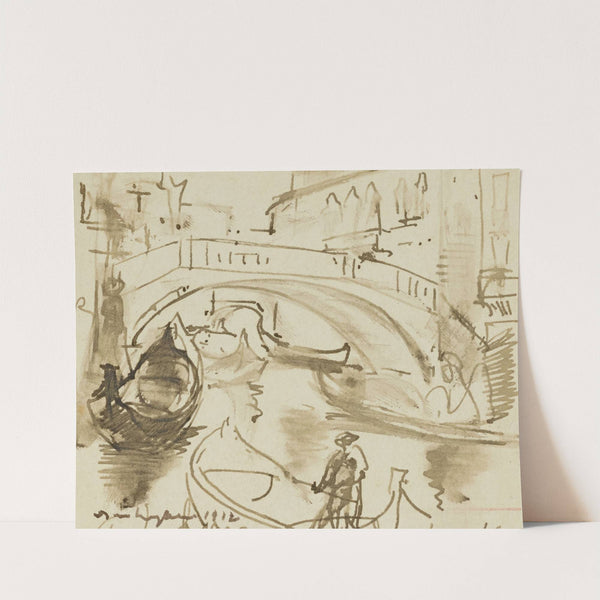 A Canal at Venice by Donald Shaw MacLaughlan