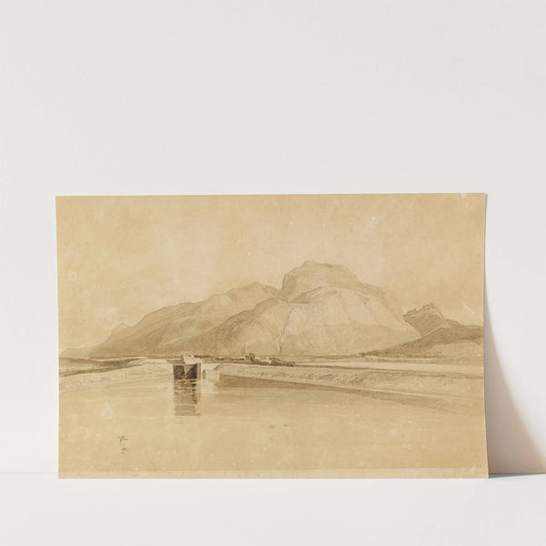 A Canal In Normandy by John Sell Cotman