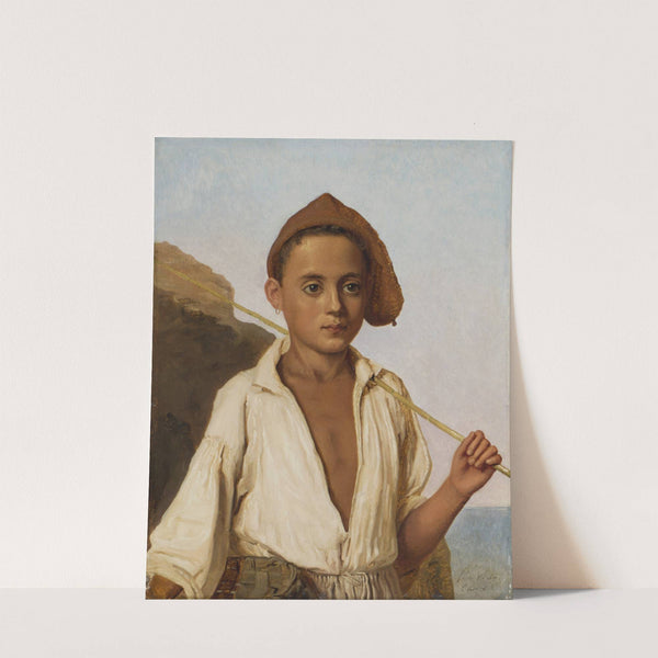 A Capri Fisher Boy by Christen Købke