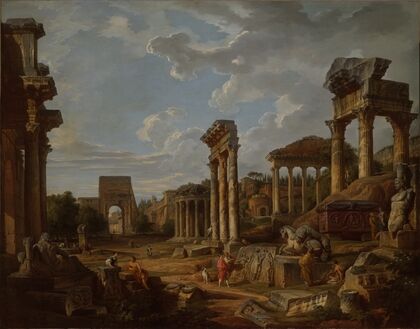 A Capriccio of the Roman Forum — size preview