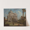 A capriccio with the church of the Redentore by Canaletto