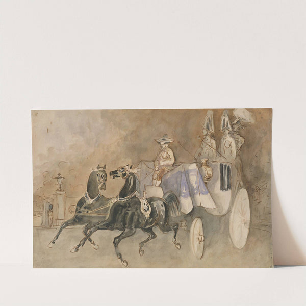 A Carriage in London by Constantin Guys